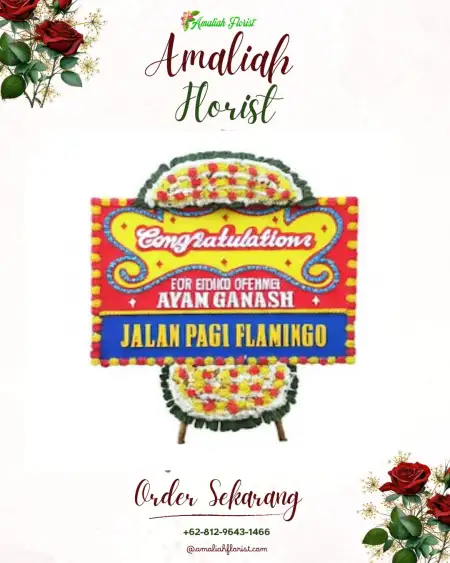 Sewa Papan Bunga Muara Danau